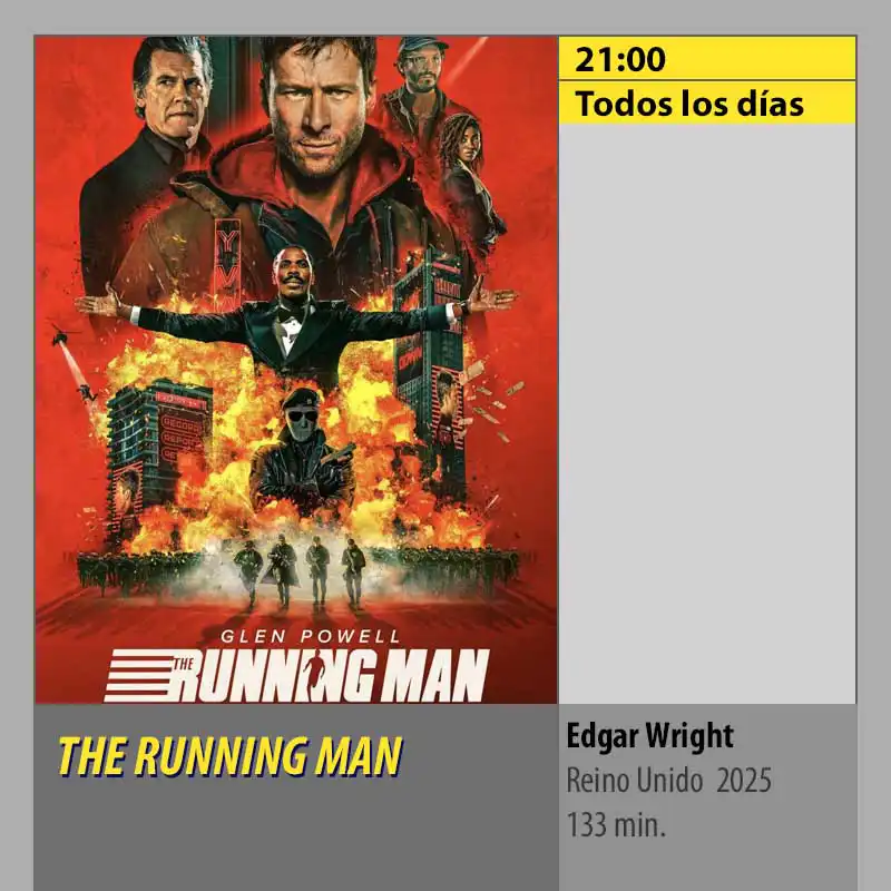 THE RUNNING MAN MK2 CineSur Tablero Córdoba
