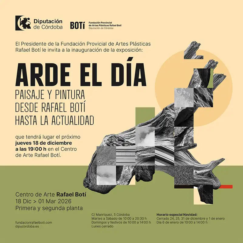 EVENTOS EN CÓRDOBA 16 ARDE EL DIA. Centro de Arte Rafael Boti. Cordoba. Hasta el 1 Marzo 2026