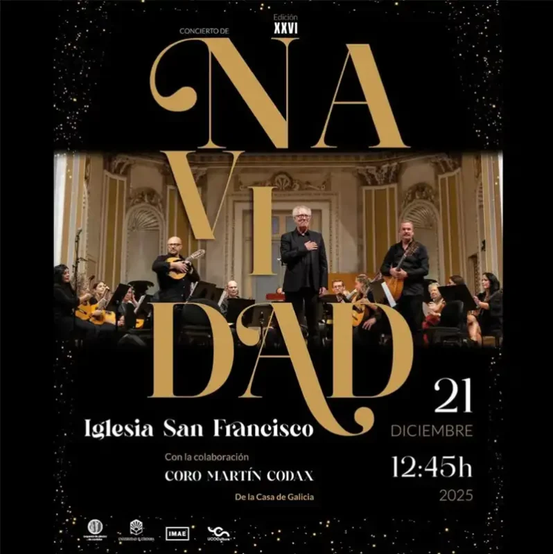 EVENTOS EN CÓRDOBA 53 CONCIERTO DE NAVIDAD. Iglesia de San Francisco. Cordoba. Domingo 21 Diciembre 2025
