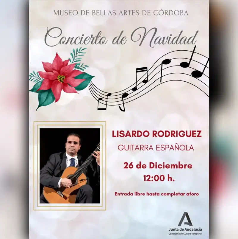 CONCIERTO DE NAVIDAD. Museo de Bellas Artes de Córdoba. Viernes 26 Diciembre 2025