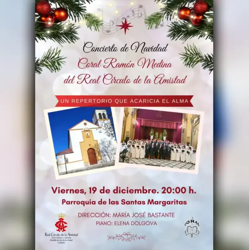 Concierto de Navidad. Parroquia Santas Margaritas. Cordoba. Viernes 19 Diciembre 2025