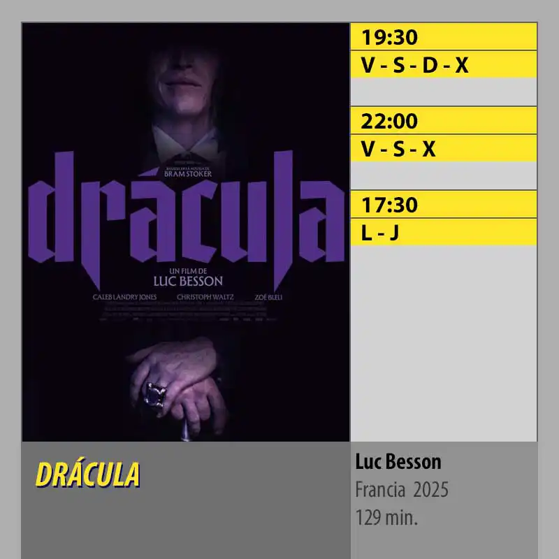 DRÁCULA Multicines Guadalquivir Córdoba DRÁCULA Multicines Guadalquivir Córdoba