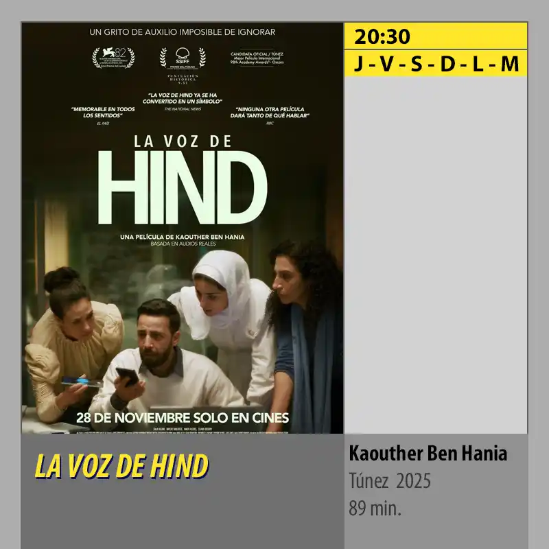 LA VOZ DE HIND CINES AXION Córdoba