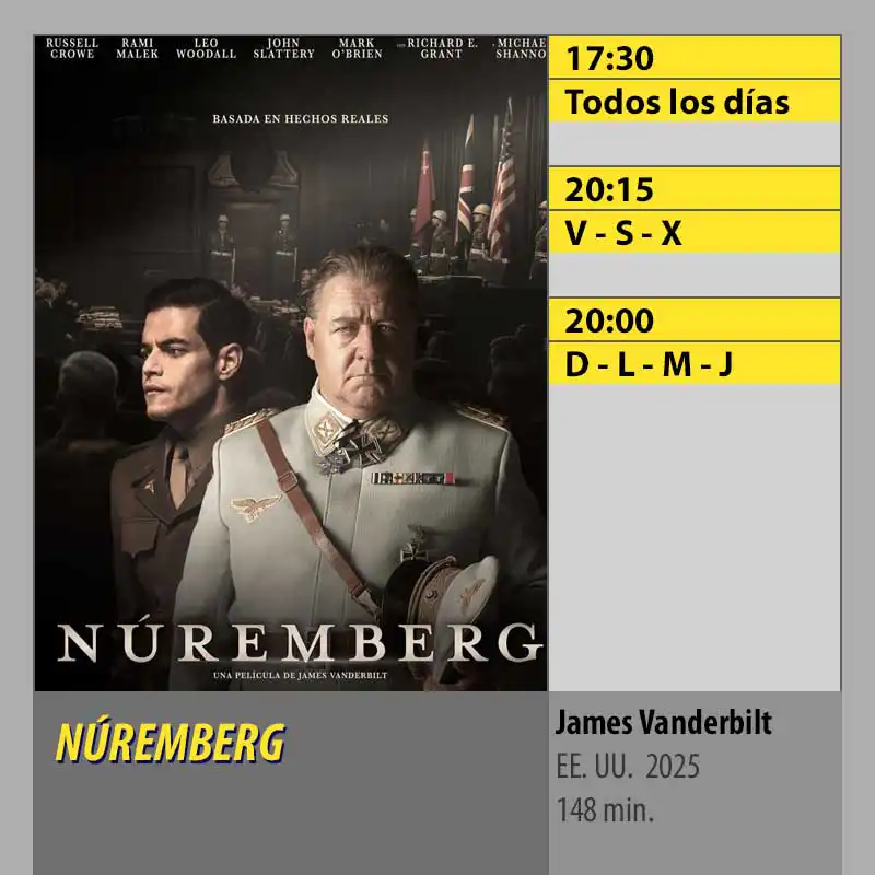 NÚREMBERG Multicines Guadalquivir Córdoba NÚREMBERG Multicines Guadalquivir Córdoba