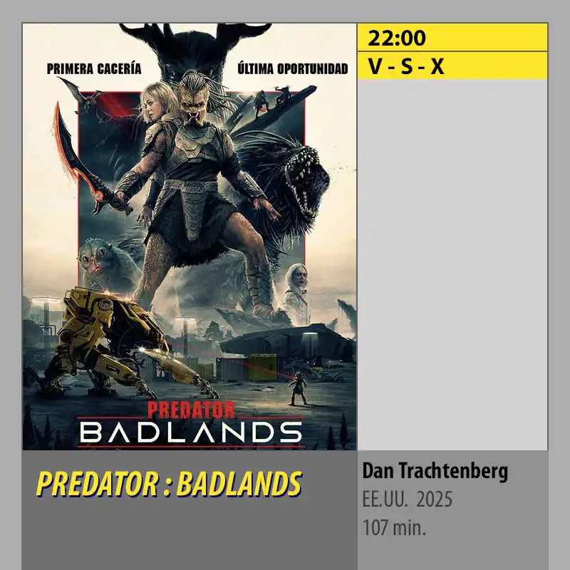 PREDATOR - BADLANDS Multicines Guadalquivir Córdoba PREDATOR - BADLANDS Multicines Guadalquivir Córdoba
