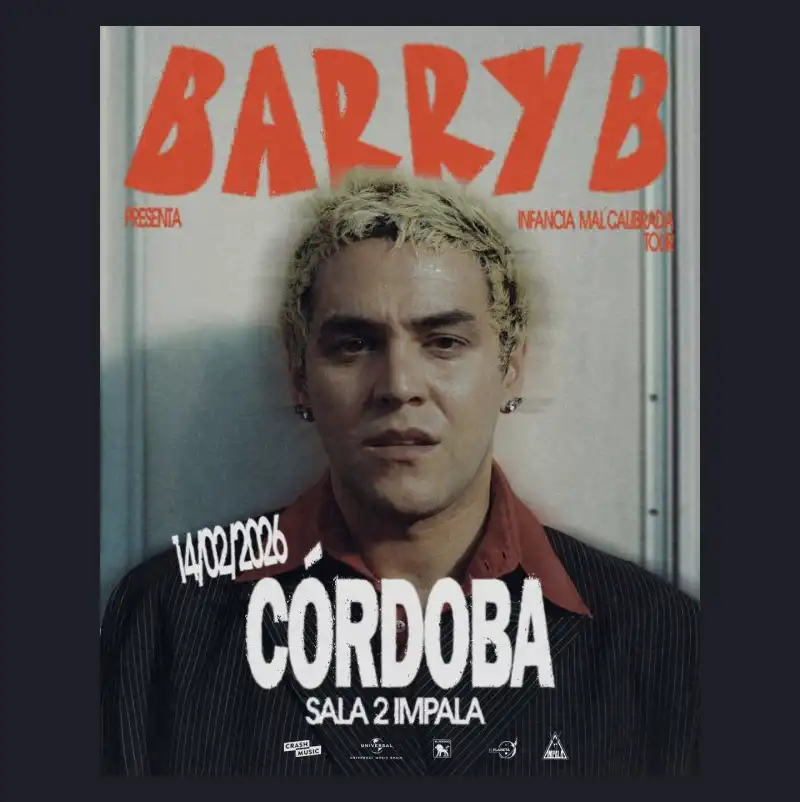 BARRY B. Sala Impala. Córdoba. Sábado 14 Febrero 2026