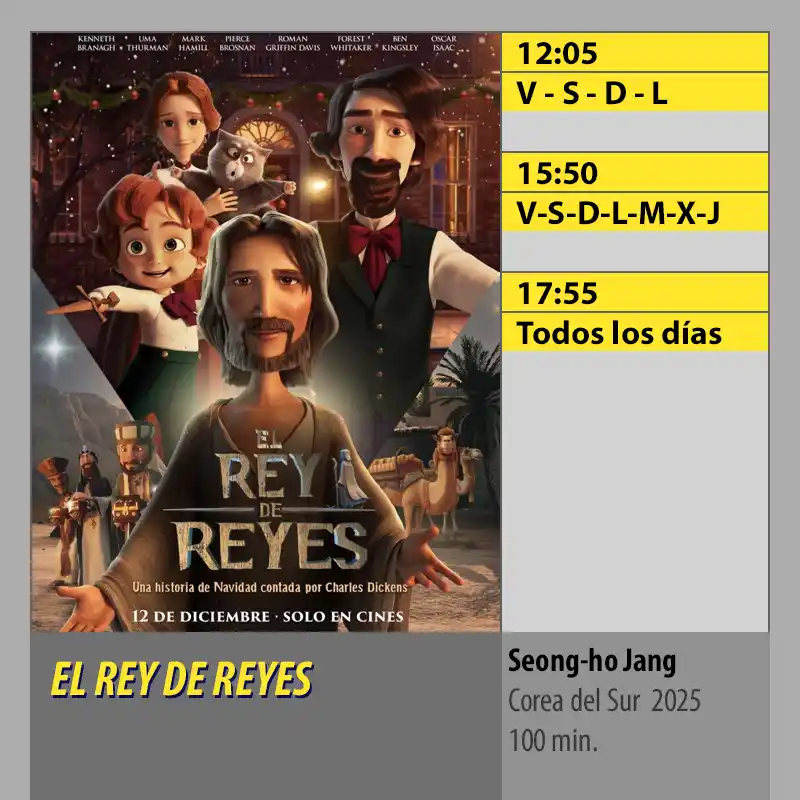 EL REY DE REYES MK2 CineSur Tablero Córdoba EL REY DE REYES MK2 CineSur Tablero Córdoba