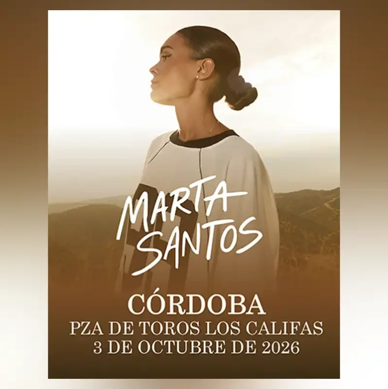 MARTA SANTOS. Plaza de Toros de Cordoba. Sabado 3 Octubre 2026