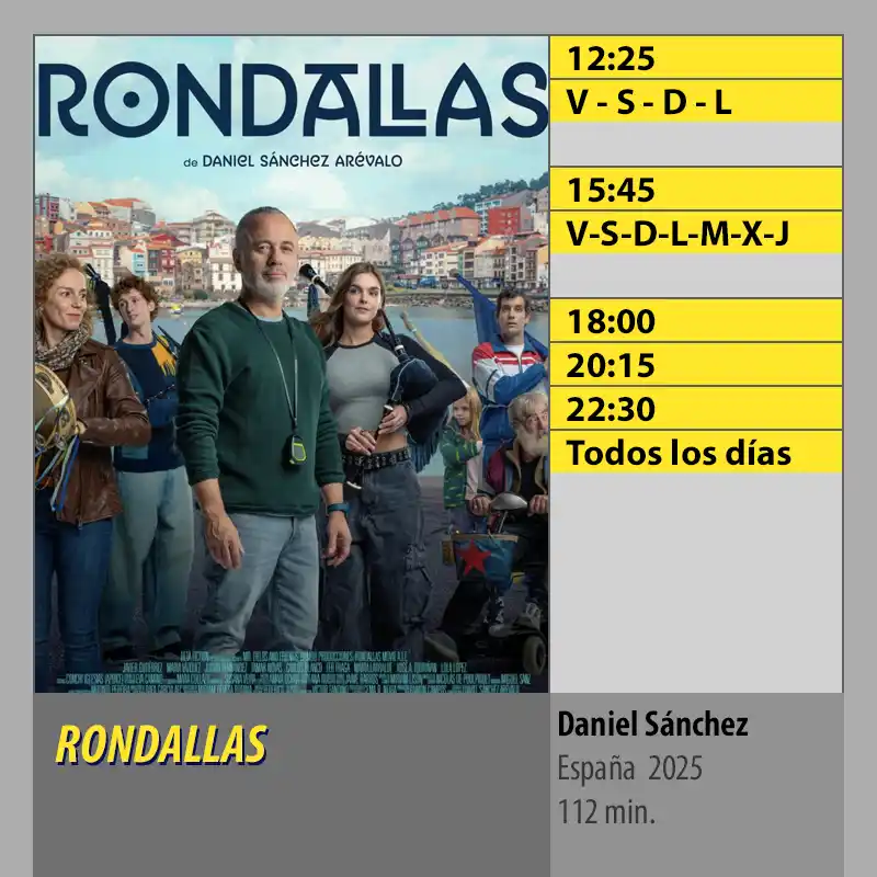 RONDALLAS MK2 CineSur Tablero Córdoba BOB ESPONJA. UNA AVENTURA PIRATA. MK2 CineSur Tablero Córdoba