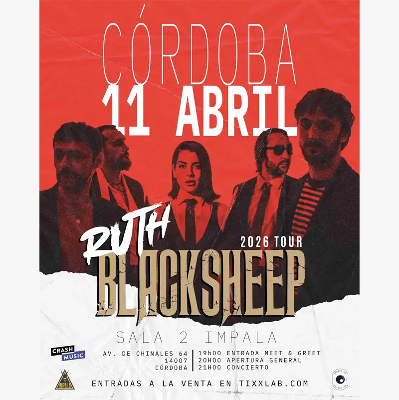 RUTH. Sala Impala. Córdoba. Sábado 11 Abril 2026