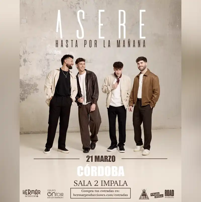 ASERE. Sala Impala. Córdoba. Sábado 21 Marzo 2026