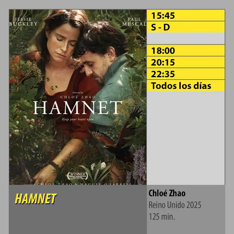 HAMNET CINES AXION Córdoba HAMNET CINES AXION Córdoba