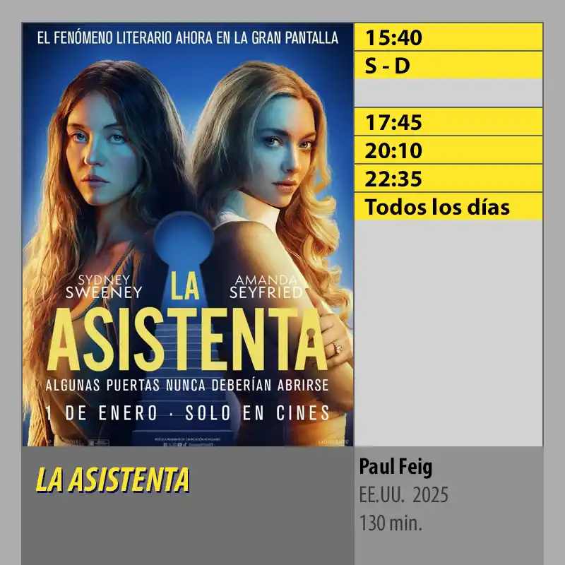 LA ASISTENTA CINES AXION Córdoba LA ASISTENTA CINES AXION Córdoba