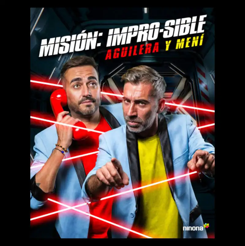 'MISIÓN IMPRO-SIBLE' Aguilera y Mení. Teatro de la Axerquía. Córdoba. Jueves 23 Abril 2026
