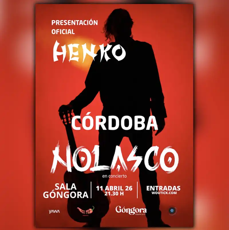 NOLASCO. Sala Góngora. Córdoba. Sábado 11 Abril 2026