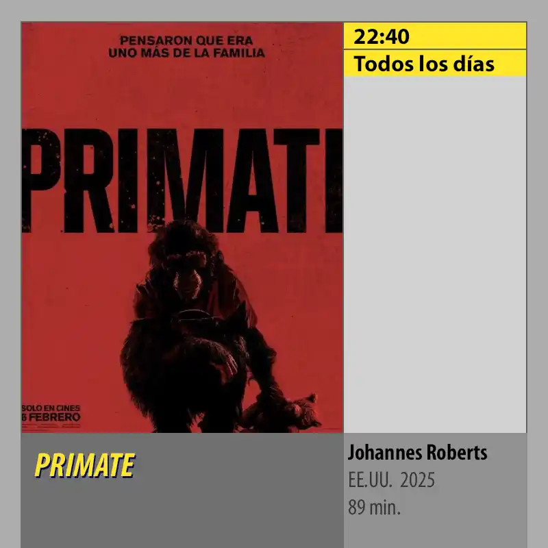 PRIMATE CINES AXION Córdoba PRIMATE CINES AXION Córdoba