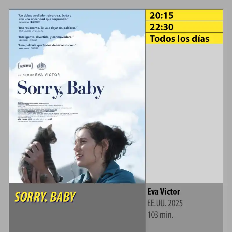 SORRY. BABY MK2 CineSur Tablero Córdoba