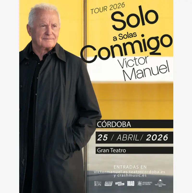 VÍCTOR MANUEL. Gran Teatro de Córdoba. Sábado 25 Abril 2026