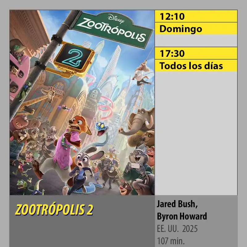 ZOOTRÓPOLIS 2 CINES AXION Córdoba ZOOTRÓPOLIS 2 CINES AXION Córdoba