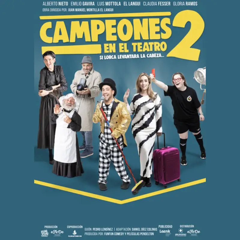 CAMPEONES2 EN EL TEATRO. Gran Teatro de Córdoba. Viernes 29 Mayo 2026 CAMPEONES2 EN EL TEATRO. Gran Teatro de Córdoba. Viernes 29 Mayo 2026