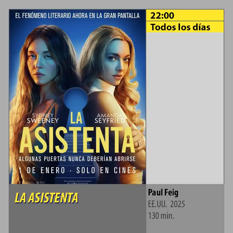 LA ASISTENTA CINES AXION Córdoba