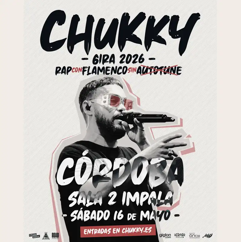 CHUKKY. Sala 2 Impala. Córdoba. Sábado 16 Mayo 2026
