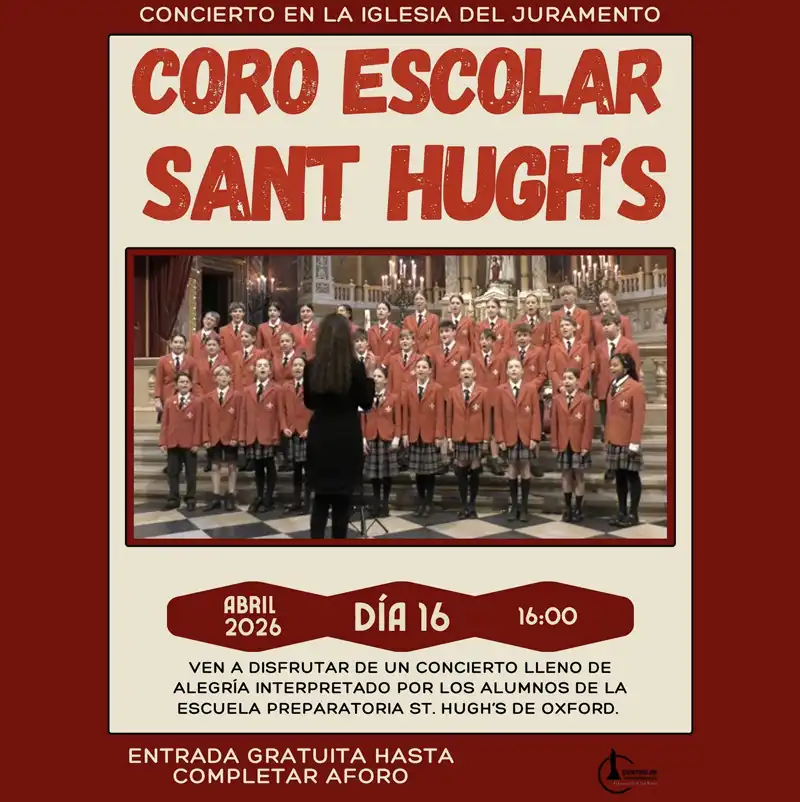 Concierto coral St Hugh’s School (Oxford). Iglesia Juramento. Córdoba. Jueves 16 Abril 2026