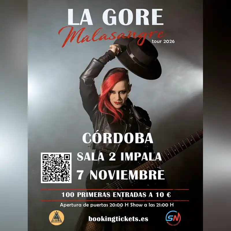 LA GORE. Sala Impala 2. Sábado 7 Noviembre 2026