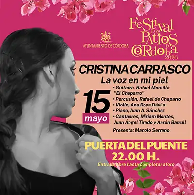 CRISTINA CARRASCO 'La voz en mi piel'
