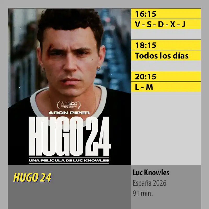 HUGO 24 MK2 CineSur Tablero Córdoba