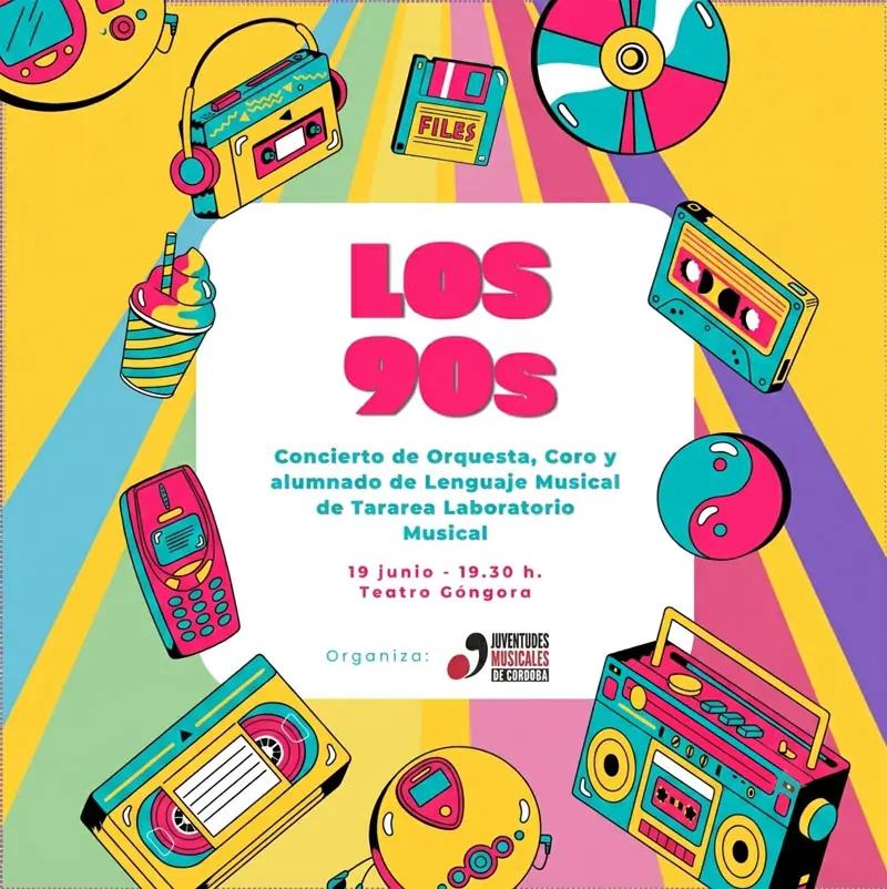 LOS 90'S. Teatro Góngora. Córdoba. Viernes 19 Junio 2026 LOS 90'S. Teatro Góngora. Córdoba. Viernes 19 Junio 2026
