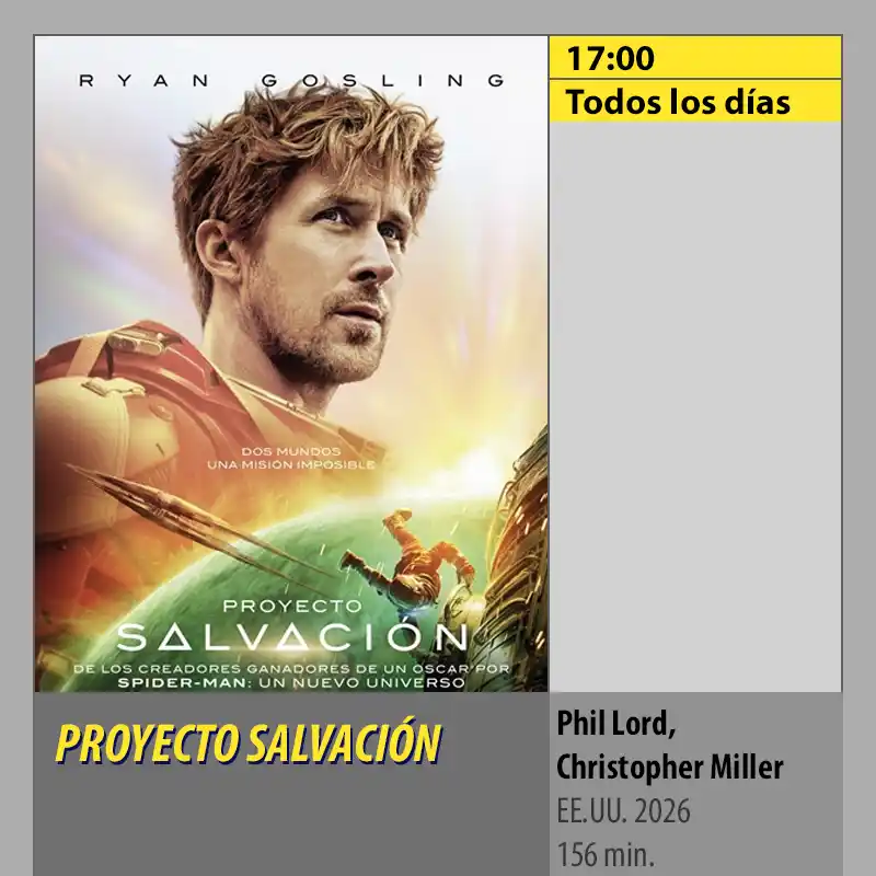 PROYECTO SALVACIÓN MK2 CineSur Tablero Córdoba