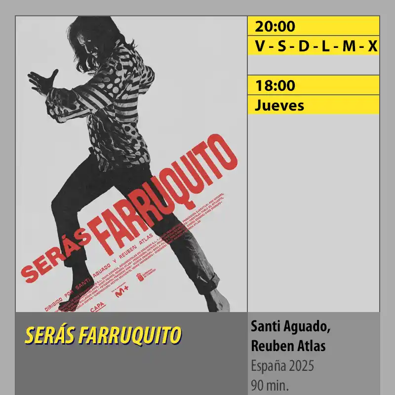 SERÁS FARRUQUITO MK2 CineSur Tablero Córdoba