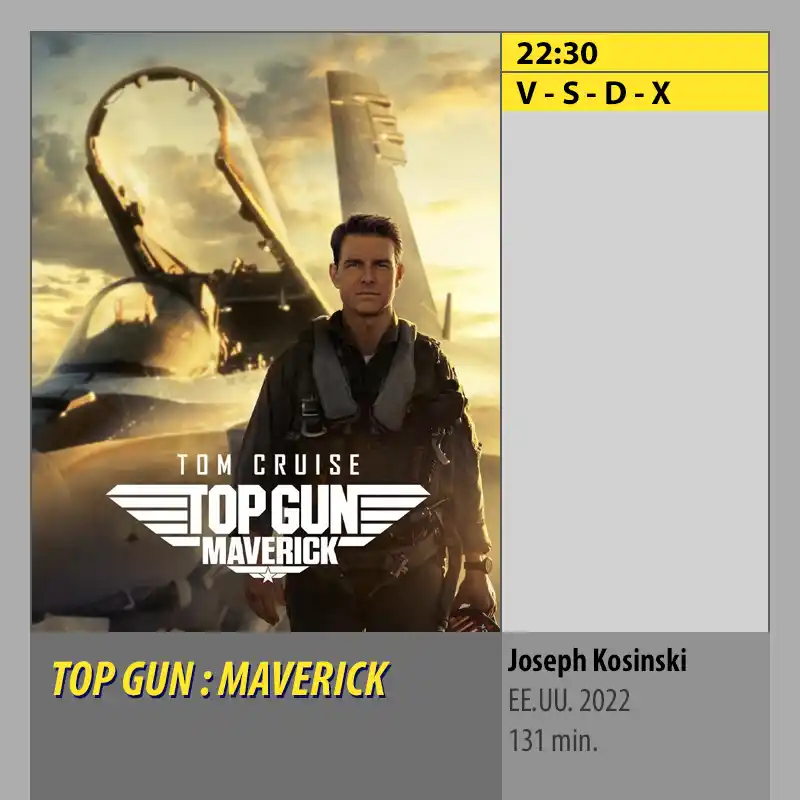 TOP GUN - MAVERICK MK2 CineSur Tablero Córdoba