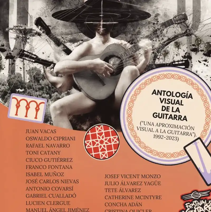 'ANTOLOGÍA VISUAL DE LA GUITARRA'. Sala Galatea. Casa Góngora. Hasta el 19 Julio 2026 ANTOLOGIA VISUAL DE LA GUITARRA. Sala Galatea. Casa Gongora. Hasta el 19 Julio 2026
