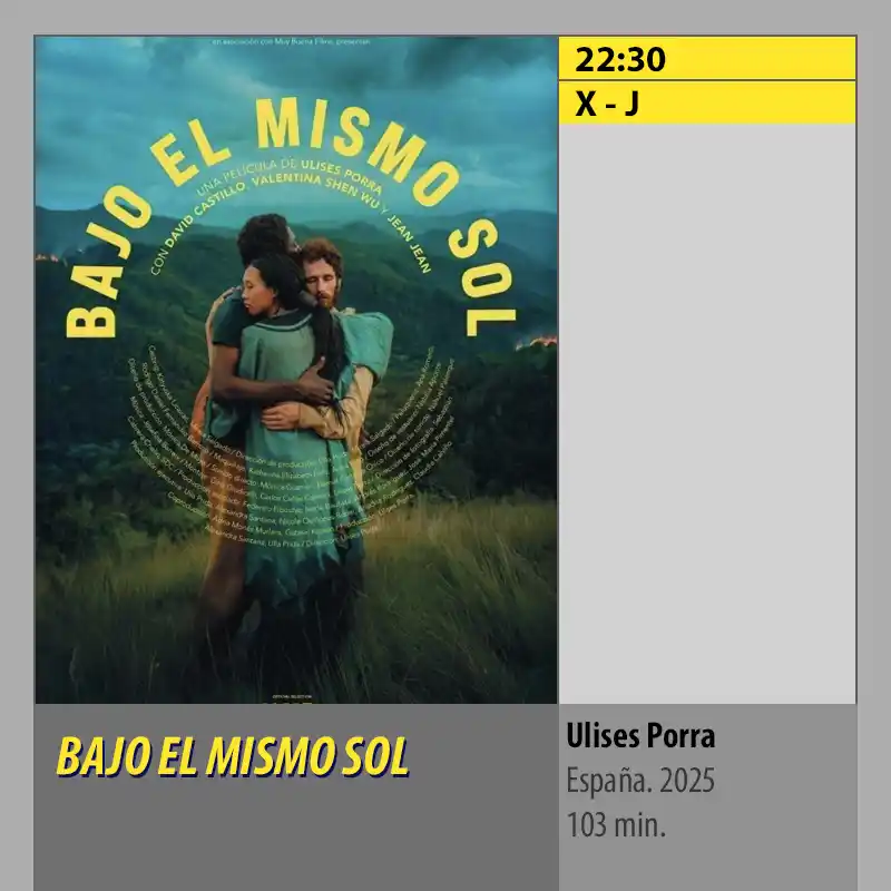 BAJO EL MISMO SOL. CINES AXION Cordoba