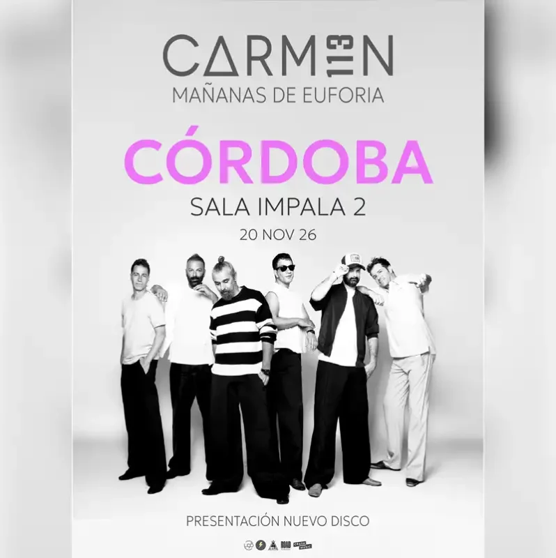CARMEN 113. Sala Impala 2. Cordoba. Viernes 20 Noviembre 2026