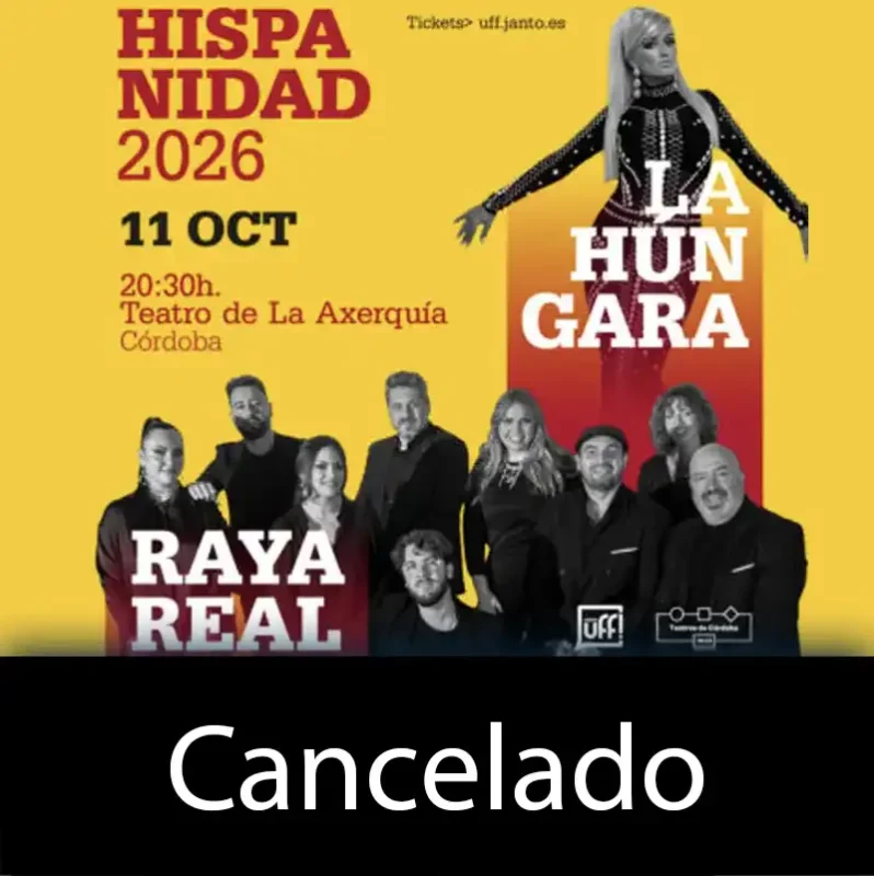 CONCIERTO DIA DE LA HISPANIDAD. Teatro de la Axerquia. Cordoba. Domingo 11 Octubre 2026 CANCELADO