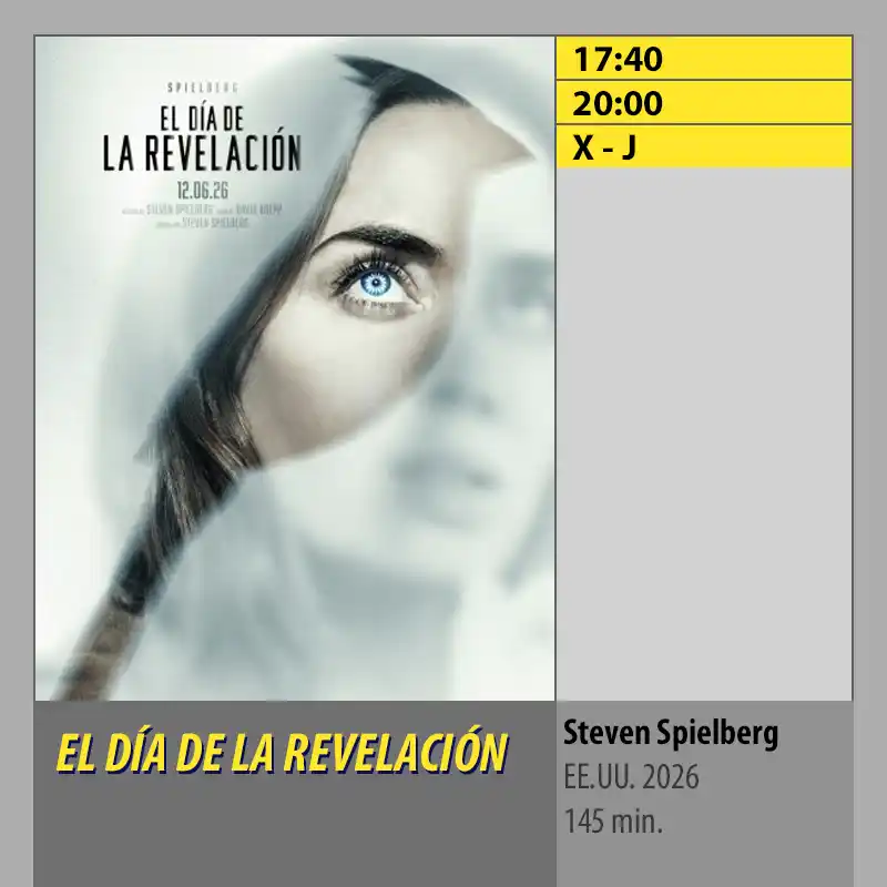 EL DIA DE LA REVELACION CINES AXION Cordoba