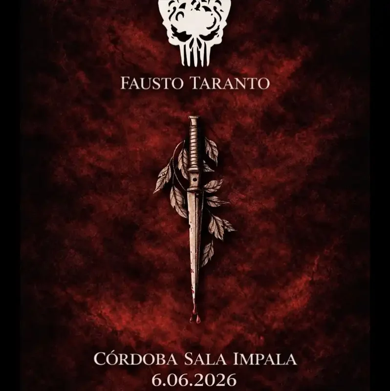 FAUSTO TARANTO. Sala Impala. Cordoba. Sabado 6 Junio 2026