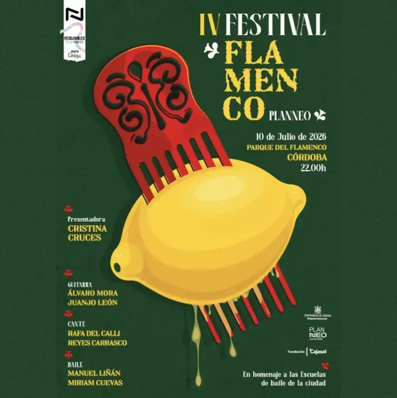 IV FESTIVAL FLAMENCO PLANNEO. Parque del Flamenco. Cordoba. Viernes 10 Julio 2026