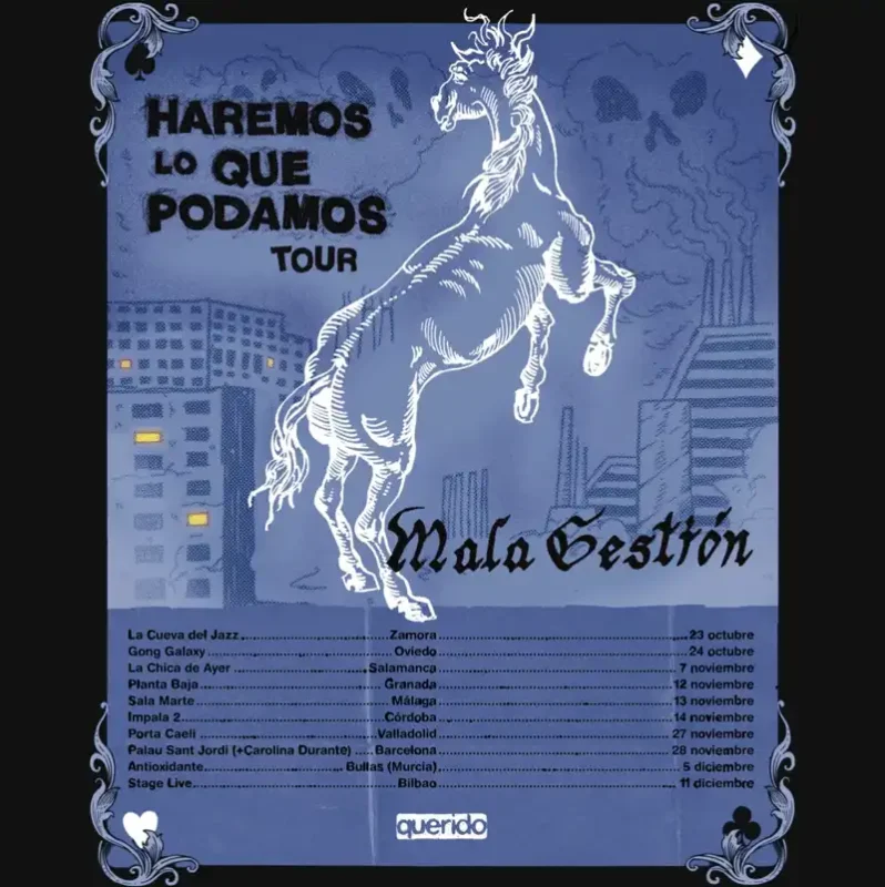 MALA GESTION. Sala Impala 2. Cordoba. Sabado 14 Noviembre 2026
