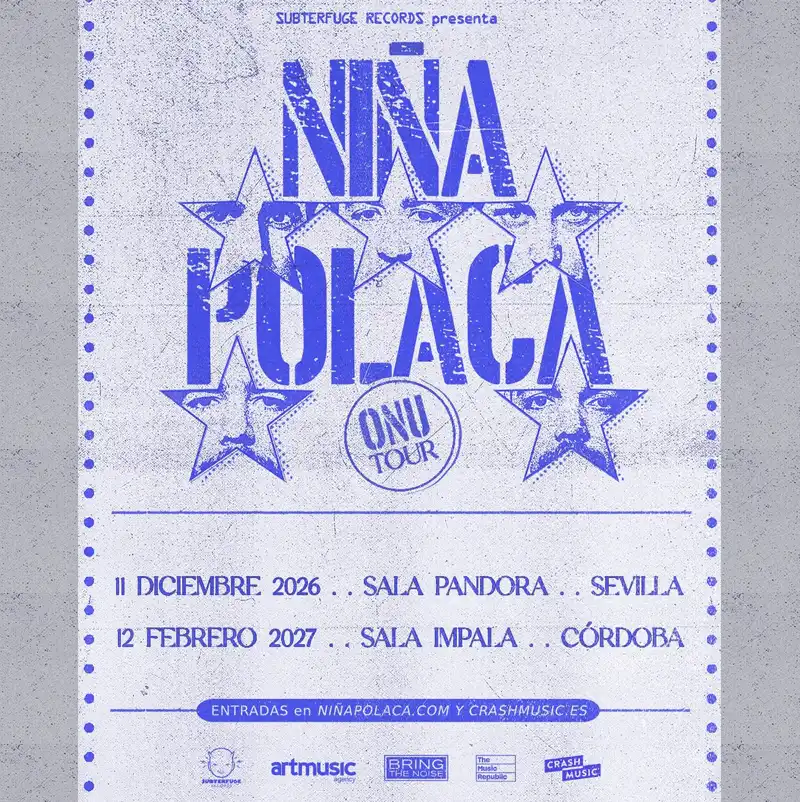 NIÑA POLACA. Sala Impala. Córdoba. Viernes 12 Febrero 2027 NIÑA POLACA. Sala Impala. Córdoba. Viernes 12 Febrero 2027