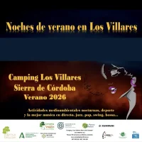 NOCHES DE VERANO EN LOS VILLARES 2026. Camping Sierra de Cordoba