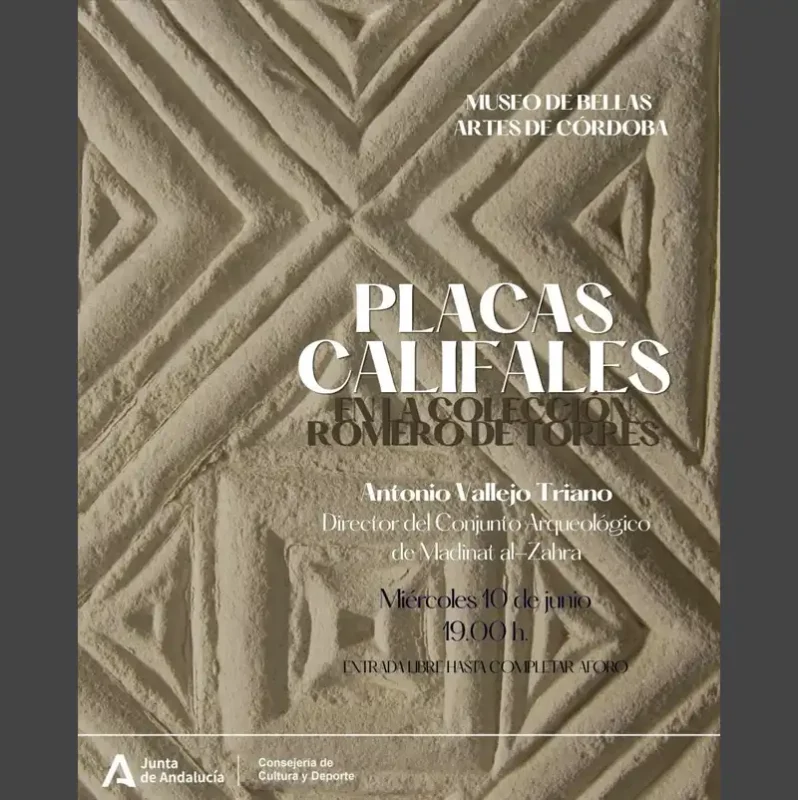 PLACAS CALIFALES. MUSEO BELLAS ARTES Cordoba. Miercoles 10 Junio 2026