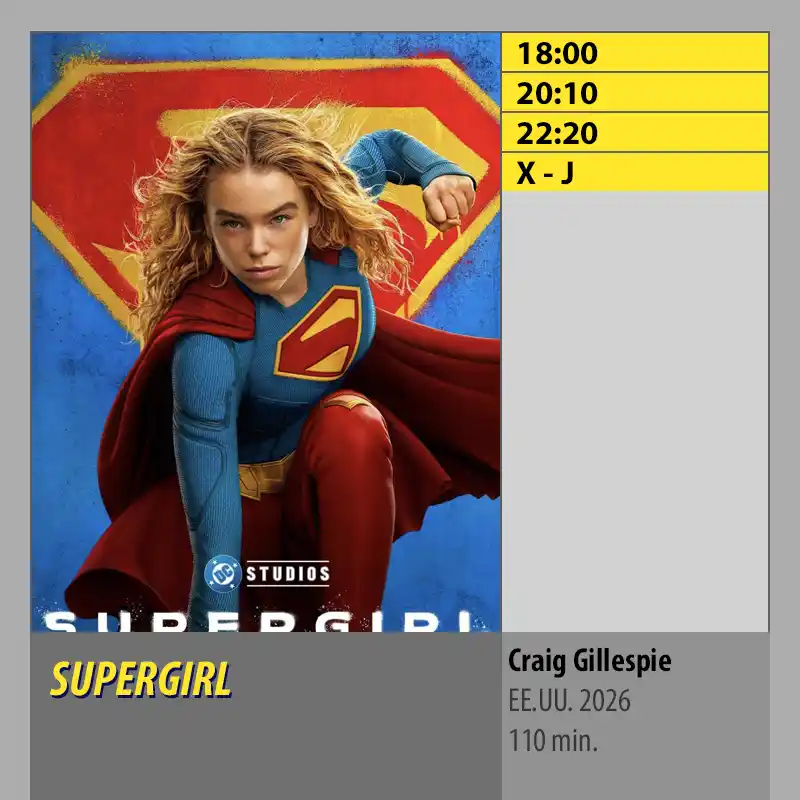 SUPERGIRL. CINES AXION Cordoba