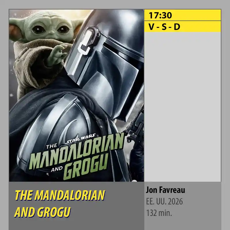 THE MANDALORIAN AND GROGU Multicines Guadalquivir Córdoba THE MANDALORIAN AND GROGU Multicines Guadalquivir Cordoba