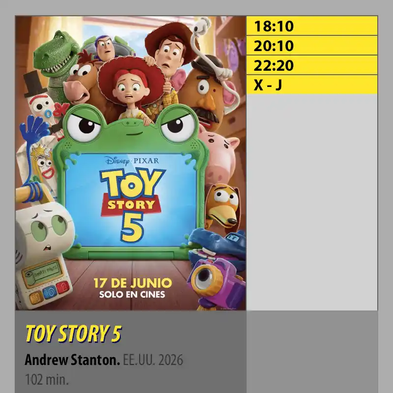 TOY STORY 5. CINES AXION Cordoba