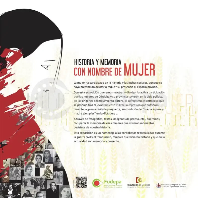 HISTORIA Y MEMORIA CON NOMBRE DE MUJER. Biblioteca Central Antonio Gala. Cordoba. Hasta el 30 Septiembre 2026