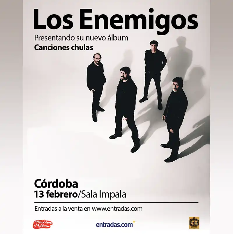 LOS ENEMIGOS. Sala Impala. Cordoba. Sabado 13 Febrero 2027